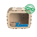 DXF, SVG files for laser Personalized Baby Piggy Bank, Wood Gift For Kids, Nursery Decor, Wooden Piggy Bank with Name, Tip box,Business idea