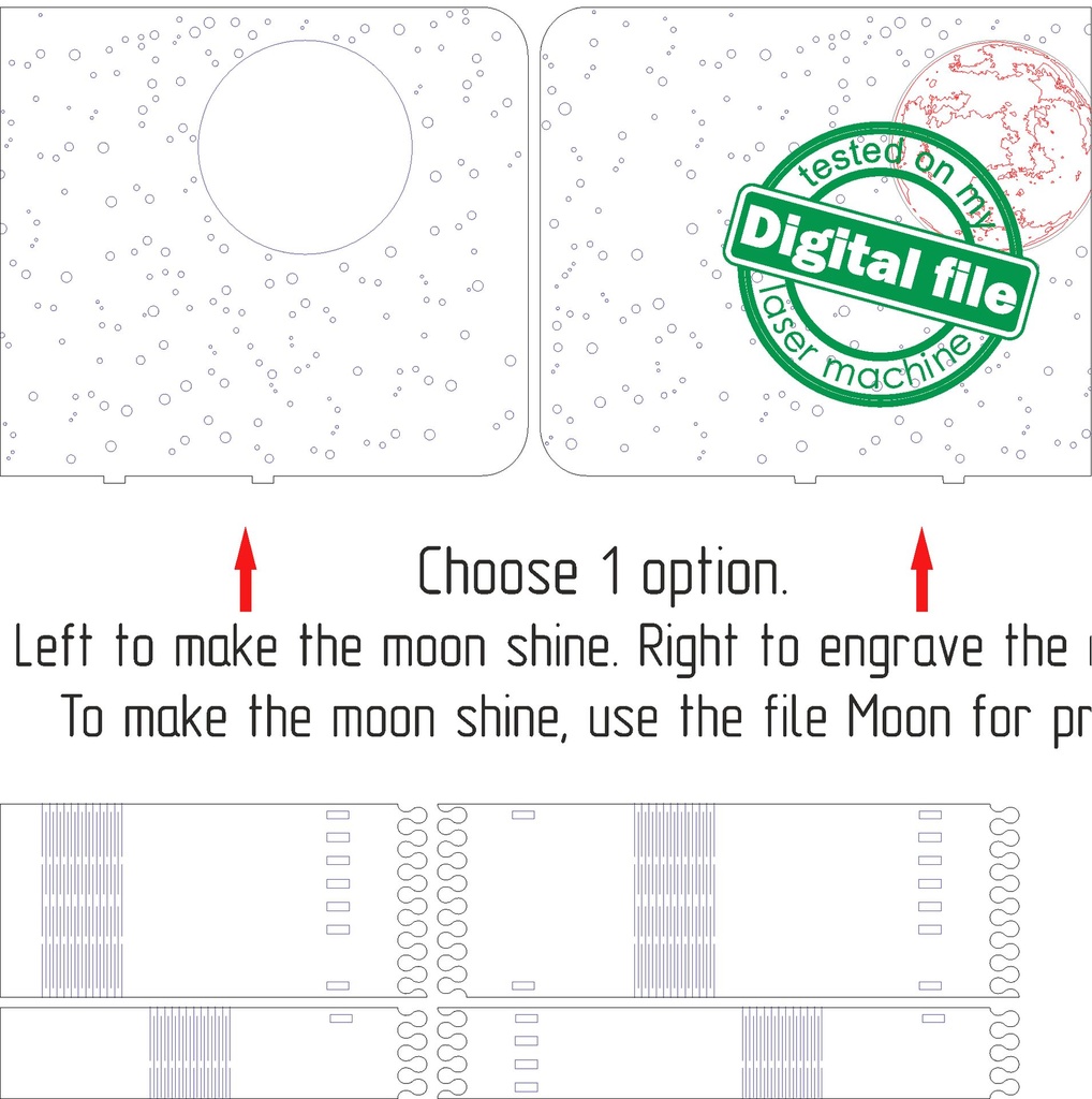 DXF, SVG files for Light Box Children Singing Christmas Carols, Flying reindeer, Santa Claus, Winter forest, Old town, Village, Glowing moon