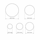 Basic Shapes Circle, 5 Sizes, Digital STL File For 3D Printing, Polymer Clay Cutter, Earrings