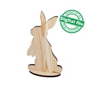 DXF, SVG files for laser Big Bundle of 10 Easter Wood Decorations, Rooster, Chicken, Duck, Bunny Rabbit, mini Tray, Two material thickness