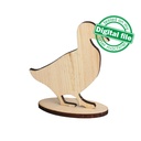 DXF, SVG files for laser Big Bundle of 10 Easter Wood Decorations, Rooster, Chicken, Duck, Bunny Rabbit, mini Tray, Two material thickness