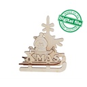 DXF, SVG files for laser Big set Napkin Holders, Table, fireplace Christmas decoration, Glowforge, Plywood or MDF 3.2 mm