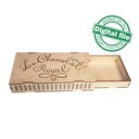 DXF, SVG files for laser Drawer Box Chocolate Royal, Openwork carved, Money box, Mother day gift, Glowforge, Material 1/8'' (3.2 mm)