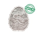 DXF, SVG files for laser Light box Religious Easter, He is Risen, Light-Up Easter, Vector projects, Glowforge, Material 1/8'' (3.2 mm)