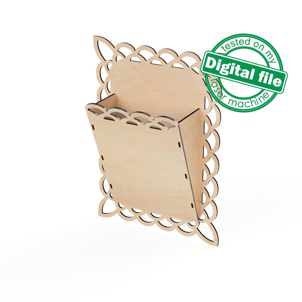 DXF, SVG files for laser Magazine storage Rack wall, Magazine holder, Vector project, Glowforge, Material thickness 1/8 inch (3.2 mm)