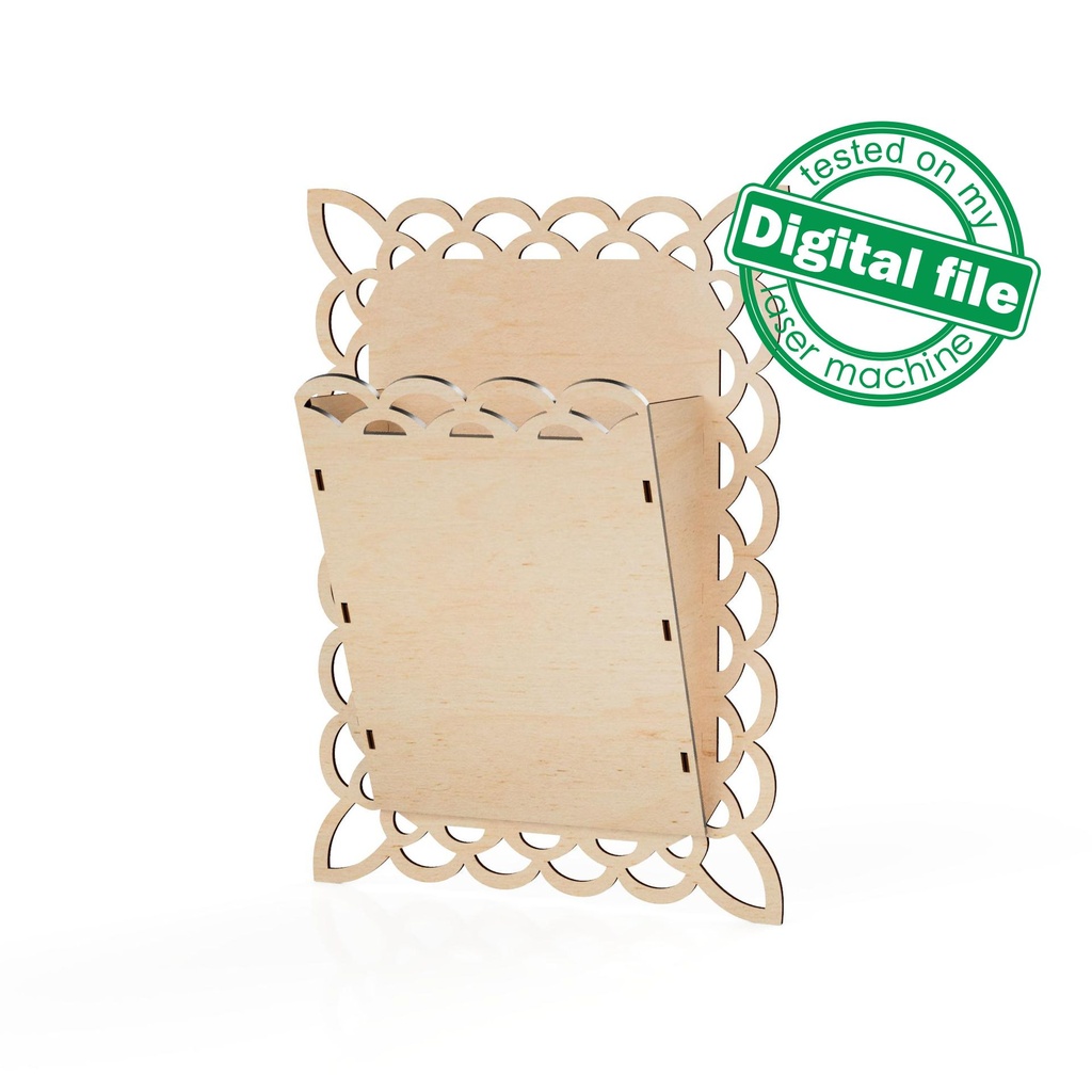 DXF, SVG files for laser Magazine storage Rack wall, Magazine holder, Vector project, Glowforge, Material thickness 1/8 inch (3.2 mm)