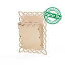 DXF, SVG files for laser Magazine storage Rack wall, Magazine holder, Vector project, Glowforge, Material thickness 1/8 inch (3.2 mm)