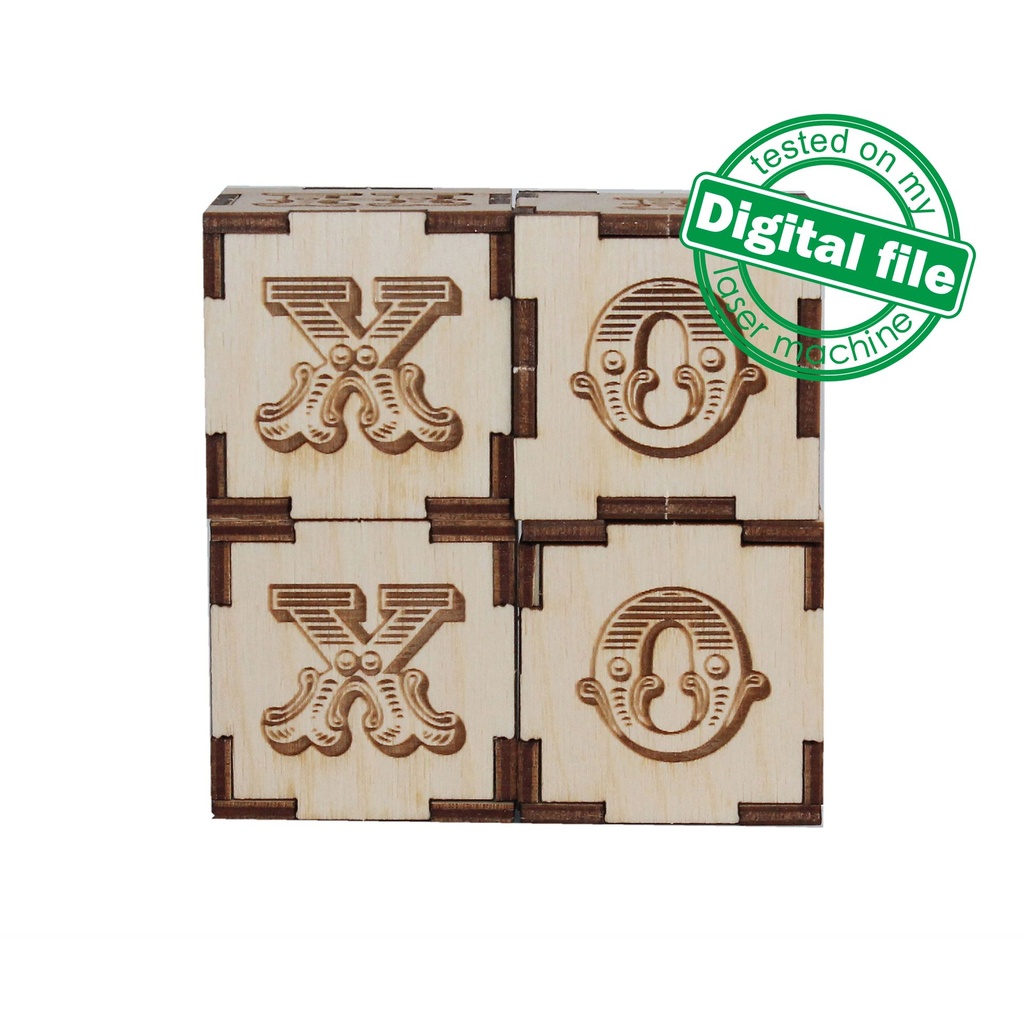 DXF, SVG files for laser Reversible wood blocks, Wedding decor, Home, Love, Hope, Baby, Kiss, XOXO, Material 3.2 mm
