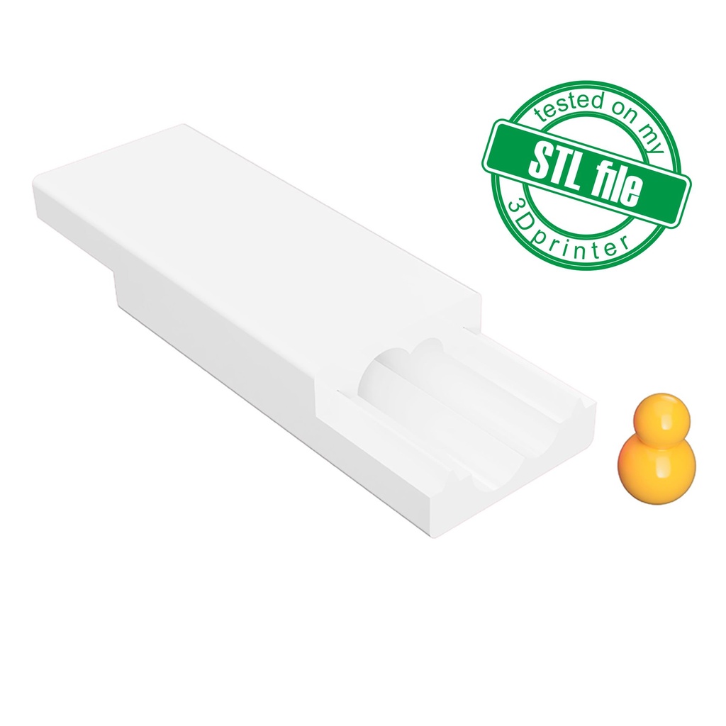 Digital STL File For 3D Printing, Snowman Christmas Polymer Clay Bead Roller