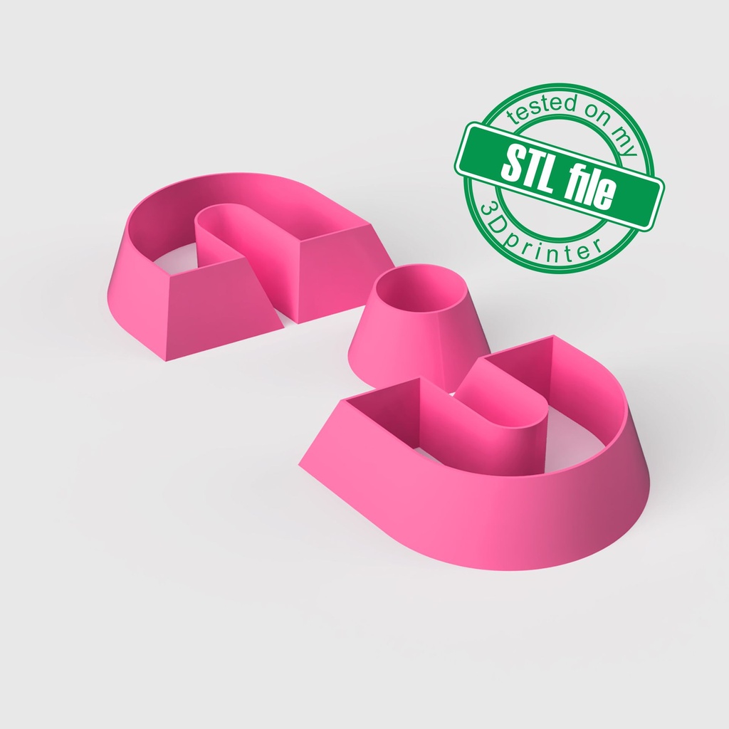 Geometric Combo #8, Boho Style, Digital STL File For 3D Printing, Polymer Clay Cutter, Earrings, 3 different designs