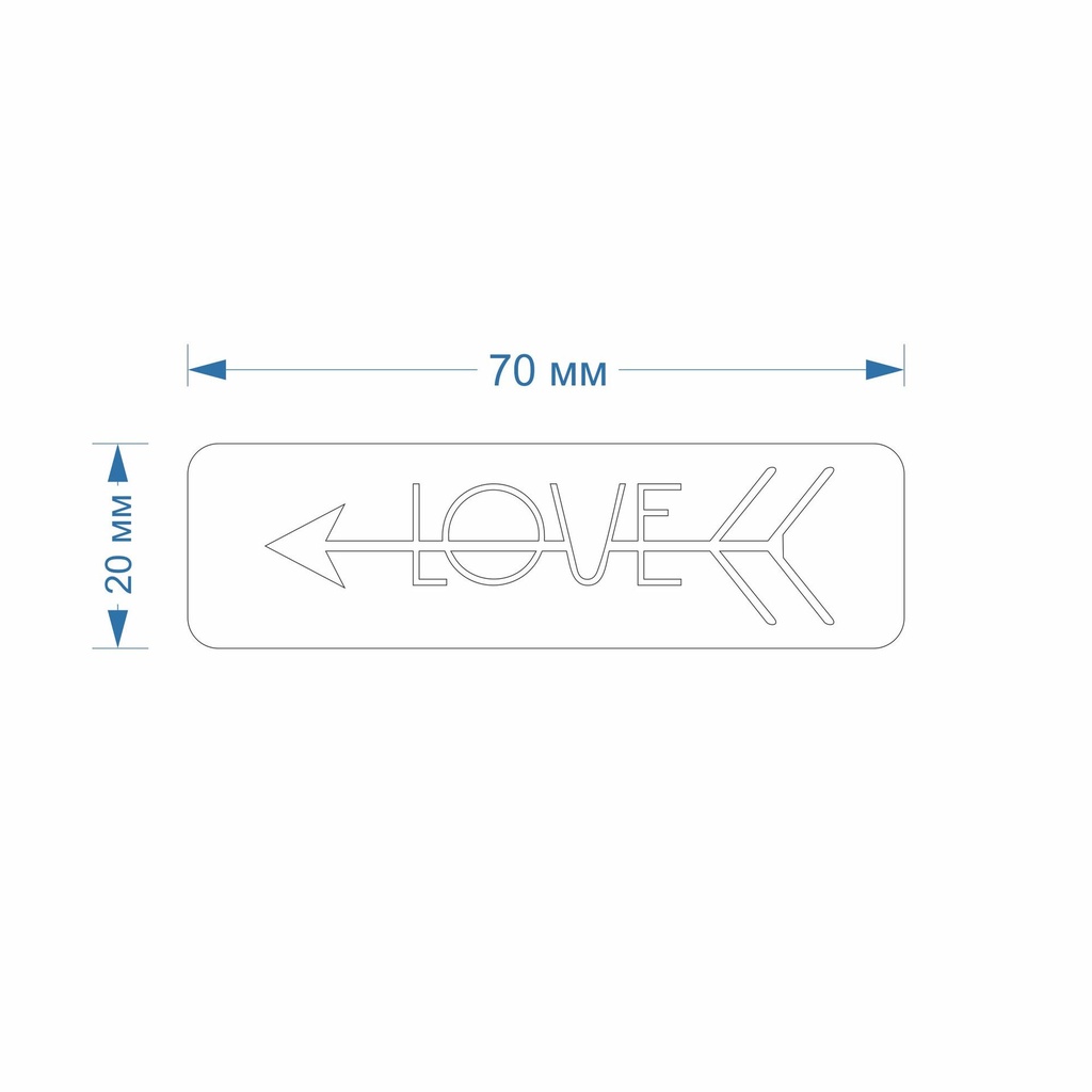 Hair Barrette Cutter Love's arrow, St valentine's,Digital STL File For 3D Printing, Polymer Clay Shape Cutter, Hair Clips, sharp,strong edge