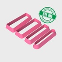 Hair Barrette Cutter set # 1, Digital STL File For 3D Printing, Polymer Clay Shape Cutter, Hair Clips, 4 different designs