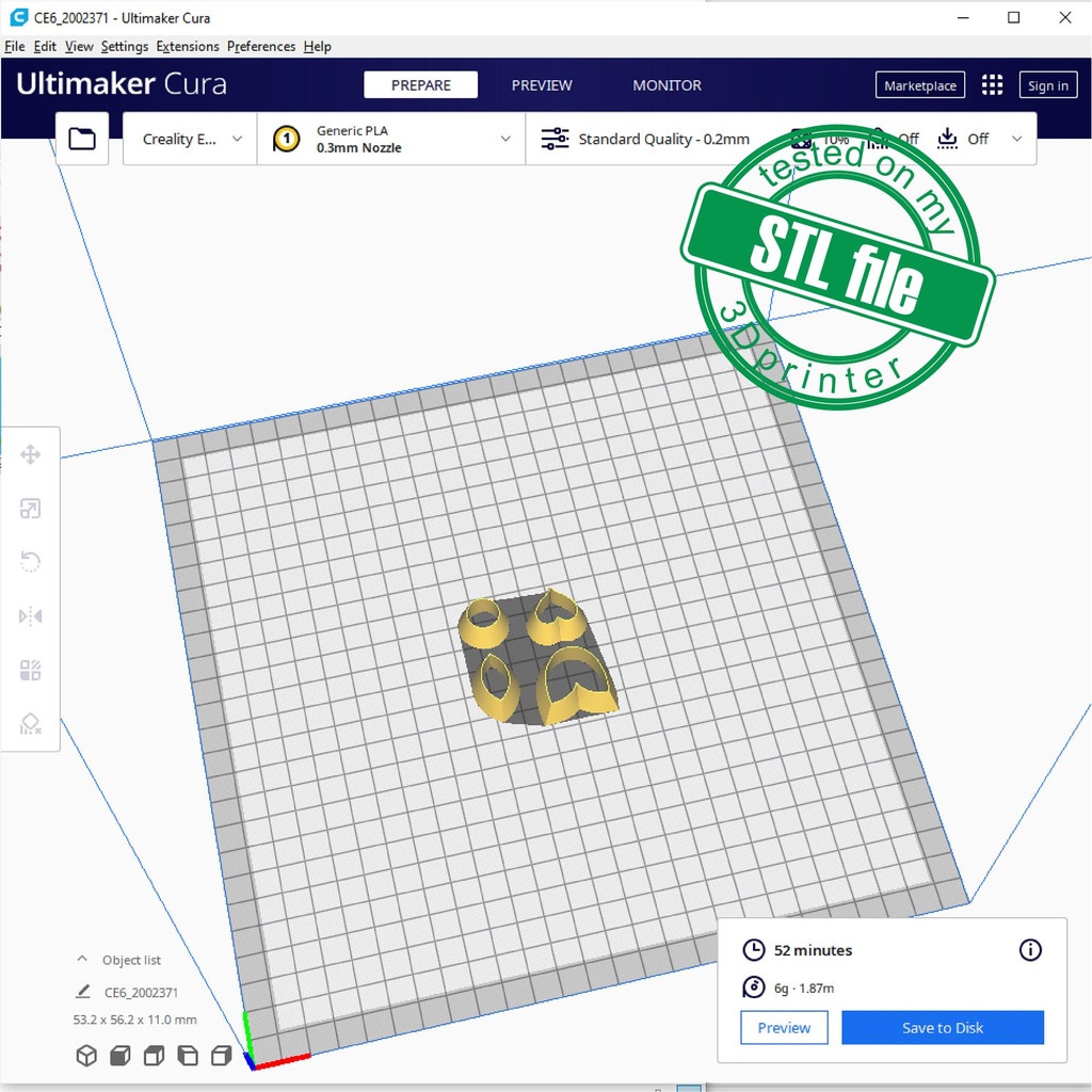 Love Combo #6, Tulip, Heart, Circle, Leaf, Digital STL File For 3D Printing, Polymer Clay Cutter, Earrings, 4 different designs