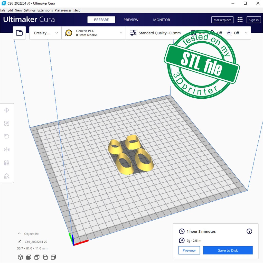 Organic Combo #1, Digital STL File For 3D Printing, Polymer Clay Cutter, Earrings Gemstone, 4 different design