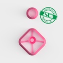 Organic Combo #15, Rounded Polygon with Circle, Digital STL File For 3D Printing, Polymer Clay Cutter, Earrings, 2 different designs