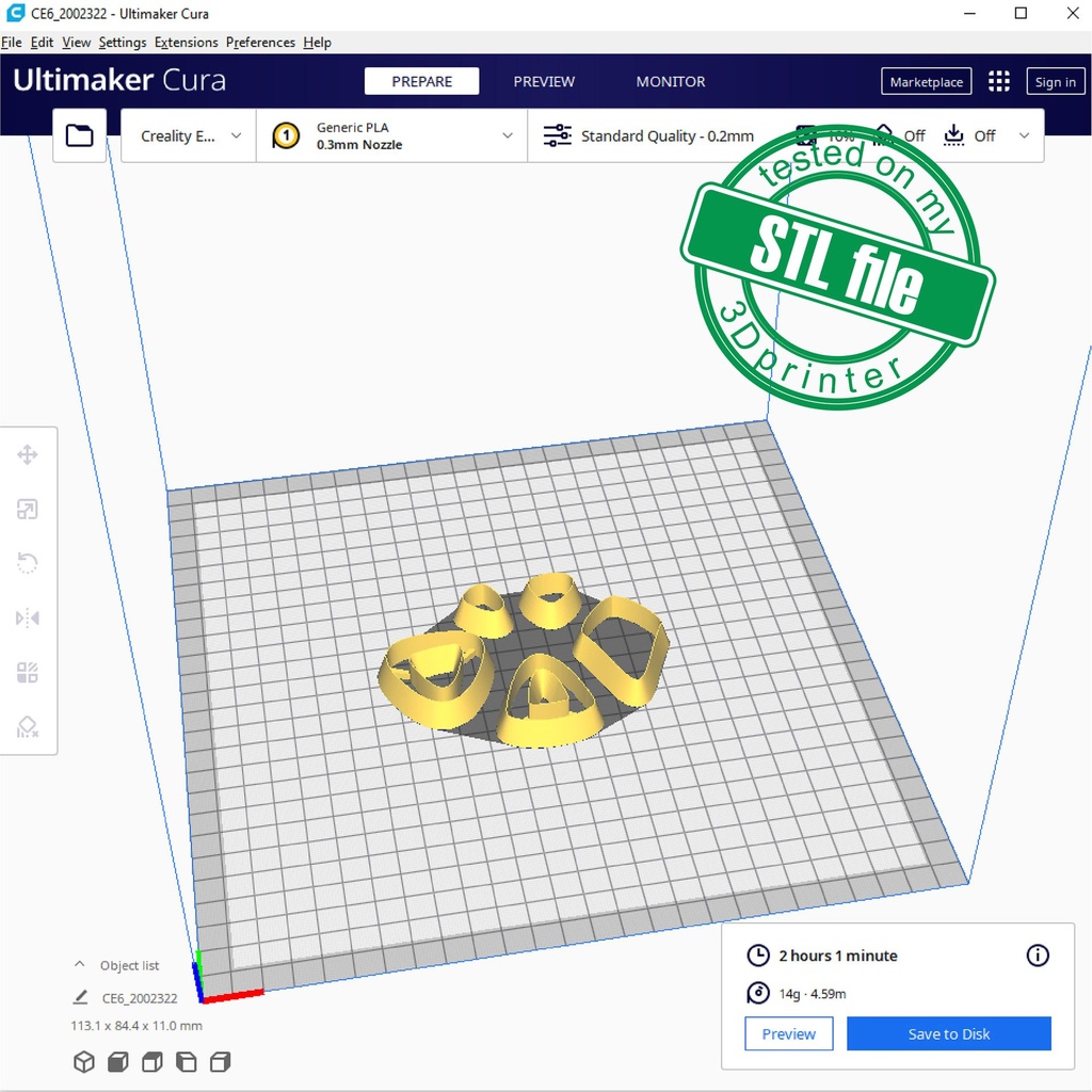 Organic Combo #4, Retro style, Digital STL File For 3D Printing, Polymer Clay Cutter, Earrings, 5 different designs