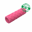 Romantic, Seamless Texture Roller, Digital STL File For 3D Printing, Polymer Clay