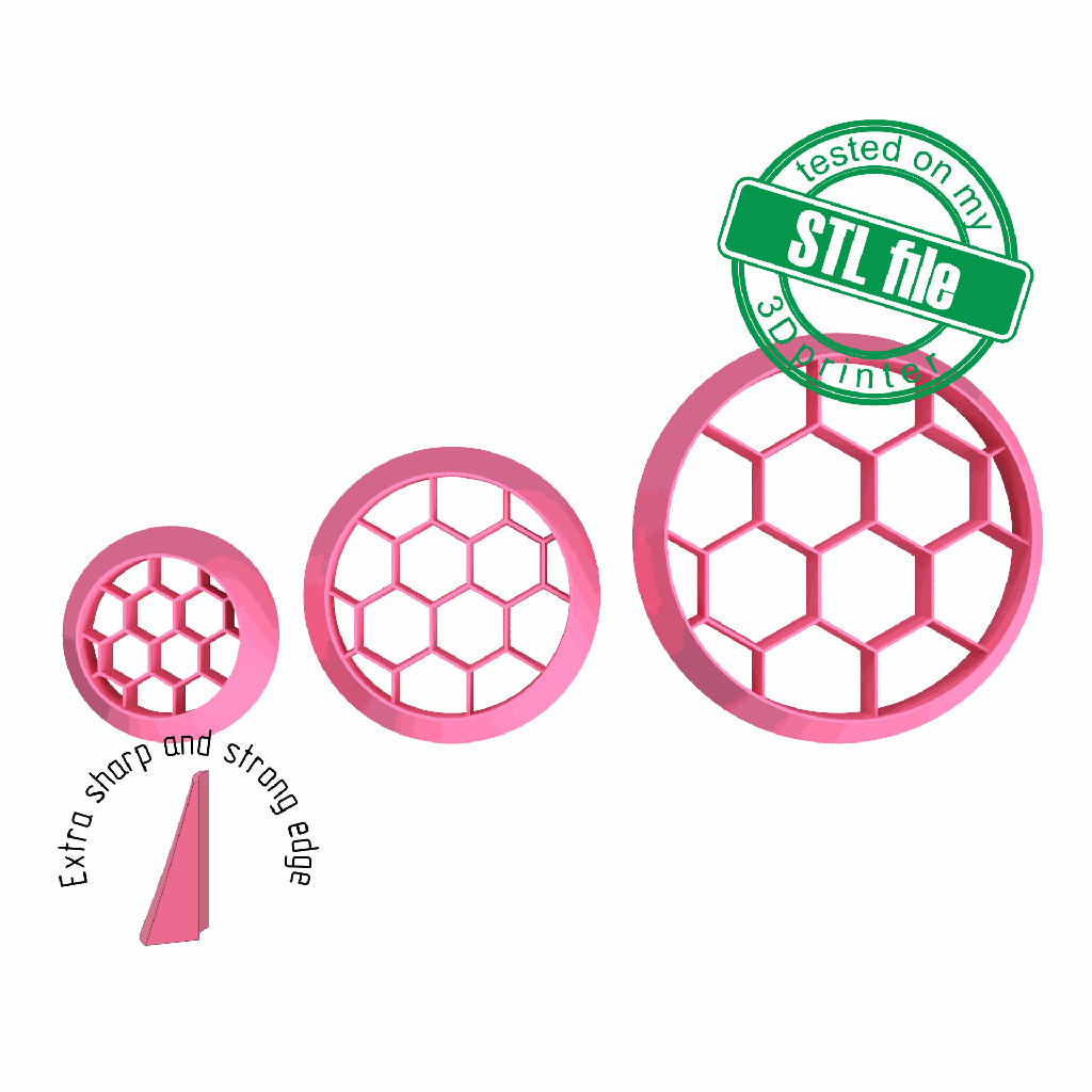 Soccer ball, Football mom collection, 3 Sizes, Digital STL File For 3D Printing, Polymer Clay Cutter, Earrings, Cookie, sharp, strong edge