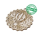 DXF, SVG files for laser Light-Up Multilayer Ornament, Home decor, Glowforge ready, Silhouette, Cricut, Nursery Decor, Air Balloon and Gears