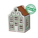 DXF, SVG files for laser Illuminated decorative Scandinavian house, Night light, Christmas Nursery decor, Glowforge, Material 1/8'' (3.2 mm)