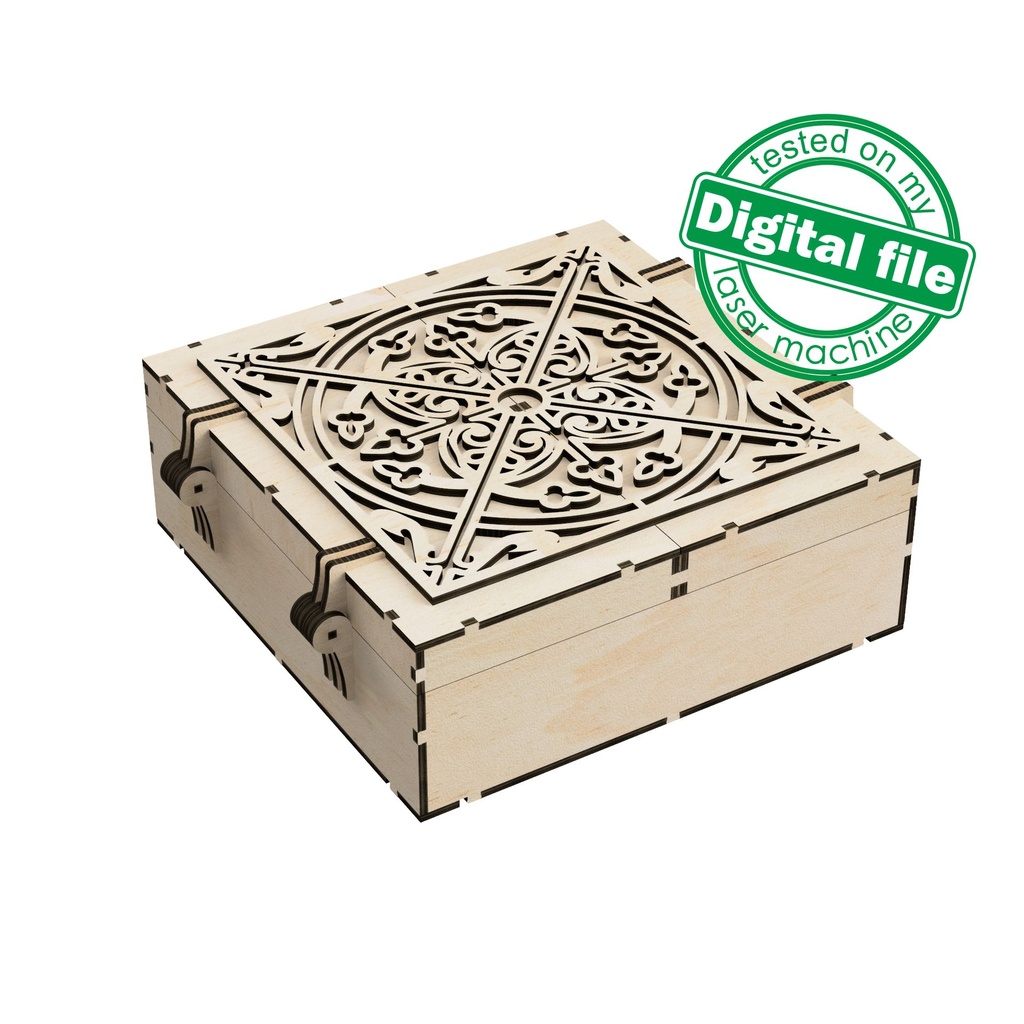 DXF files for laser Box Honey Vector projects for CNC router and laser cutting, svg Files, cnc Cut Vector, Plywood or MDF 3mm