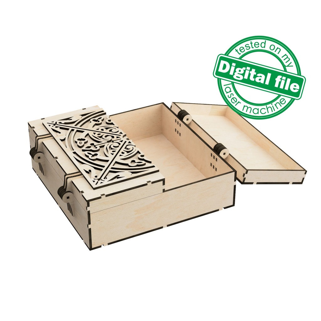 DXF files for laser Box Honey Vector projects for CNC router and laser cutting, svg Files, cnc Cut Vector, Plywood or MDF 3mm