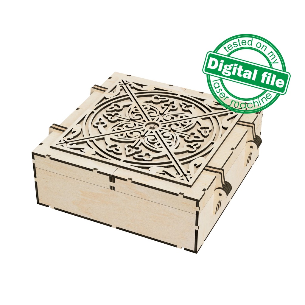 DXF files for laser Box Honey Vector projects for CNC router and laser cutting, svg Files, cnc Cut Vector, Plywood or MDF 3mm