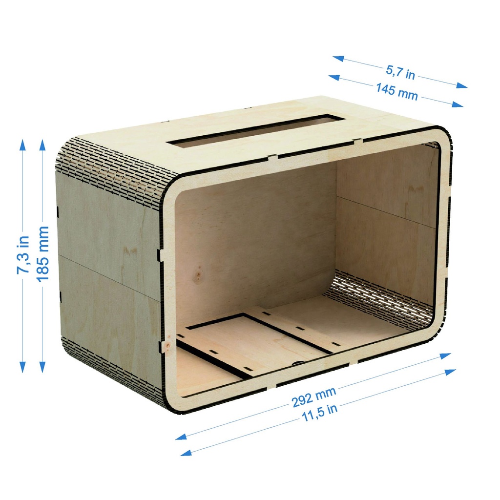 DIY Engagement box, Wooden piggy bank, Money box, 3 different sizes, Template vector for cutting, DXF, SVG files for laser, Material 1/8'' (3.2 mm)