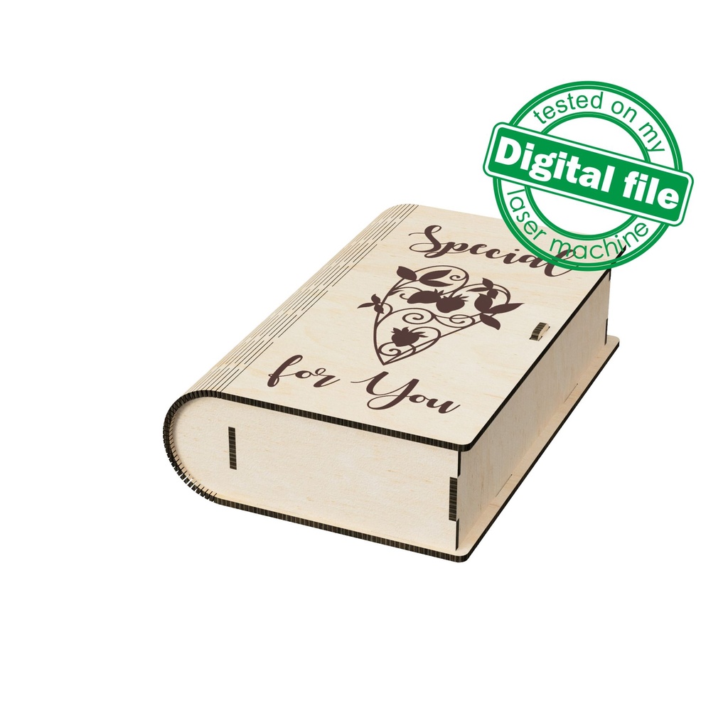 DXF files for laser Box Special for you" with easily removable partitions Vector projects for CNC router and laser cutting, Cricut Cut Files