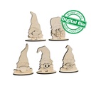 DXF, SVG files for laser Gnome Cutout, Shape, Paint by Line, Winter decor, Mantel decoration, Individual Arm Add-Ons