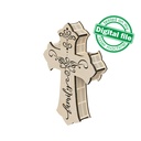 DXF, SVG files for laser Light Cross Family, Vector project, Glowforge, Material thickness 1/8 inch (3.2 mm) (copy)