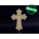 DXF, SVG files for laser. Big set Personalized Light Cross, Star of Bethlehem, Layered Pattern, Shadow Box, LED Light, 1/8"(3.2mm) Material