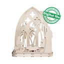 DXF, SVG files for laser Nativity scene candle holder, Baby Jesus, Nativity Scene, Deva Maria, Bethlehem, Material 1/8 inch (3.2 mm)