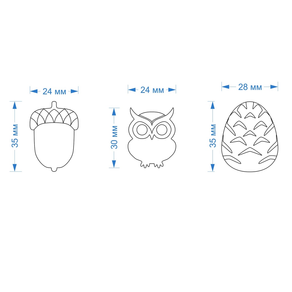 Owl, Forest collection, Digital STL File For 3D Printing, Polymer Clay Cutter, Earrings, Cookie, sharp, strong edge