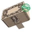 DXF, SVG files for laser Wedding card box, money box, Engagement Card Box, openwork, carved, leaves, Glowforge, Material 1/8'' (3.2 mm) (copy)