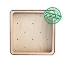 DIY Lightbox, Shadow Box, Two different sizes DXF, SVG files for laser, Template, Glowforge, Material thickness 1/8 inch (3.2 mm)