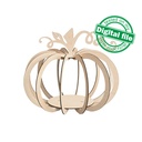 DXF, SVG files for laser Wooden Pumpkin Lanterns, Fall Decoration, Harvest 3D Puzzle, 3 Different Design, Crows, Halloween, Thanksgiving Day
