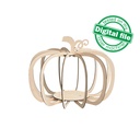 DXF, SVG files for laser Wooden Pumpkin Lanterns, Fall Decoration, Harvest 3D Puzzle, 3 Different Design, Crows, Halloween, Thanksgiving Day