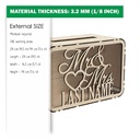 DXF, SVG files for laser Wedding card box, money box, Engagement Card Box, Wedding Decor, Piggy bank, door and lock, Material 1/8'' (3 mm)