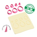 Basic Shapes Hearts, Soft drop, egg, 7 Sizes, Digital STL File For 3D Printing, Polymer Clay Cutter, St Valentine, 5 different designs (copy)