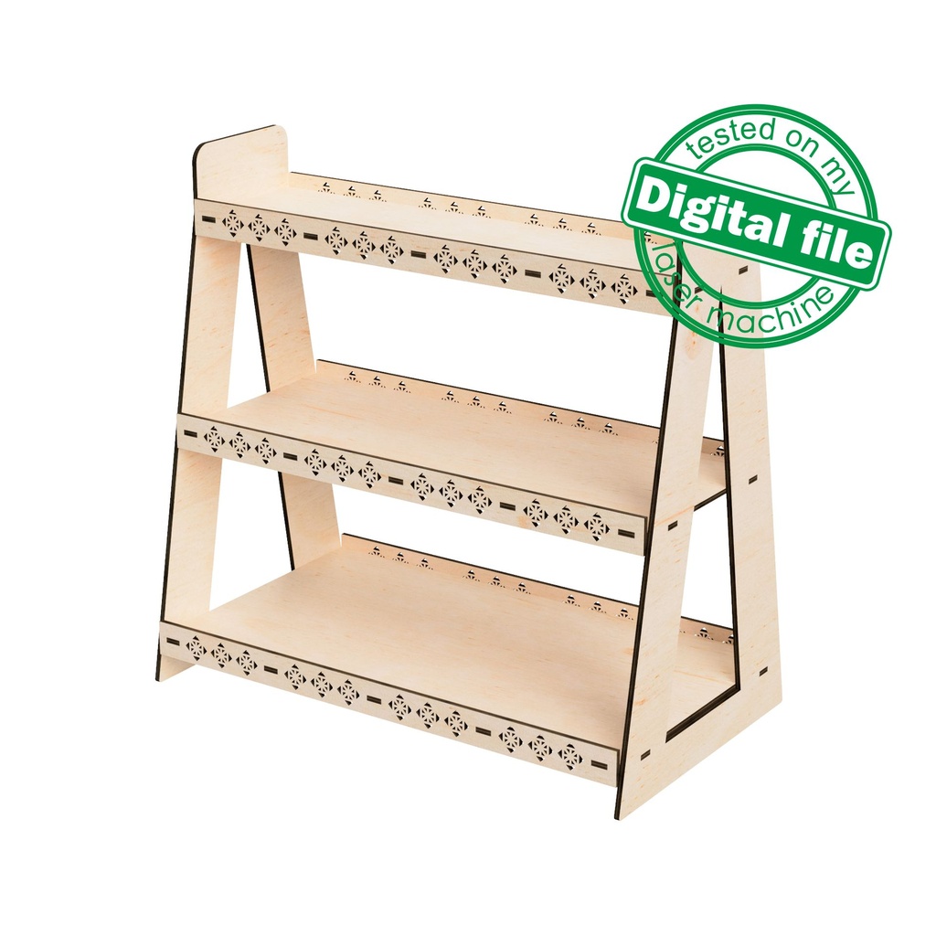 SVG, DXF Laser cut files Tiered Tray, Farmhouse Rectangular Open top 3 ...