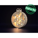 DXF, SVG files for laser Light box Winter Decor, Two cardinals, Decorative wooden sign, Shadow box, Christmas, Material 3 mm or 4 mm