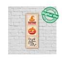 Halloween Interchangeable Decorative wooden sign, Fall Leaning Sign File SVG, DXF, PDF,  Tiered Tray, Glowforge, Laser Cut