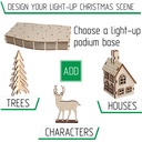 DXF, SVG files for laser Christmas Village, Super Big Set, Bundle of 59 pieces, Winter Scene, Glowforge, Plywood or MDF 3.2 mm