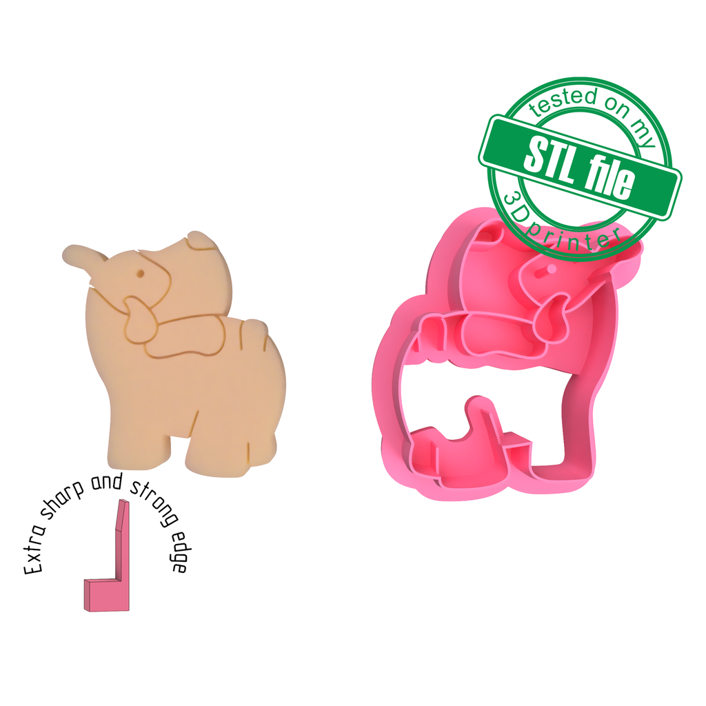 Puppy2, cute pets collection, 3 Sizes, Digital STL File For 3D Printing, Polymer Clay Cutter, Earrings, Cookie