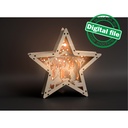 DXF, SVG files for laser Marquee Star,Bethlehem star,Nativity scene,baby Jesus,Deva Maria,Wise men,Christmas Ornament,Multilayered Light box