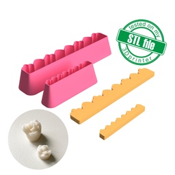 [2002740] Flower 3D Polymer clay making cutter, Rose strip #2 for Jewelry making, Digital STL File For 3D Printing, Very strong edge, robust design
